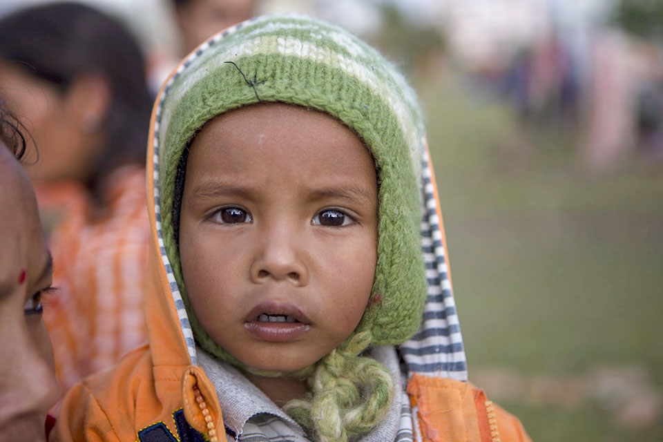 child, Nepal earthquake