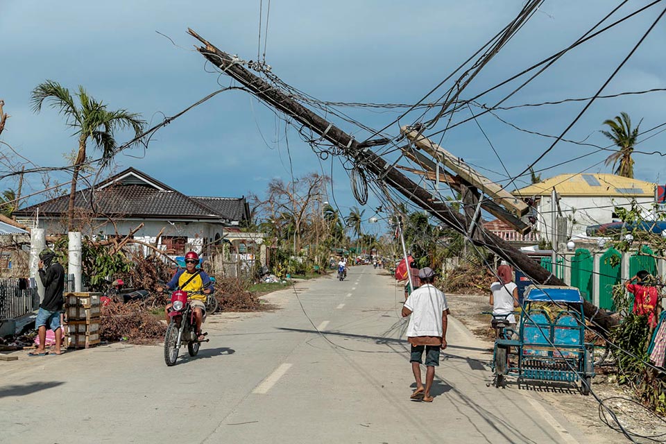 Destruction caused by Typhoon Haiyan, Philippines