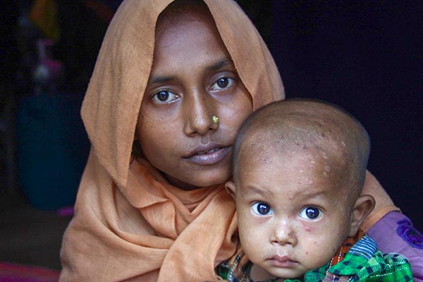 Majuma, une femme Rohingya