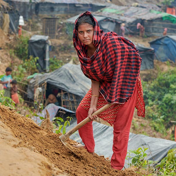 Romzima Begom, a Rohingya girl