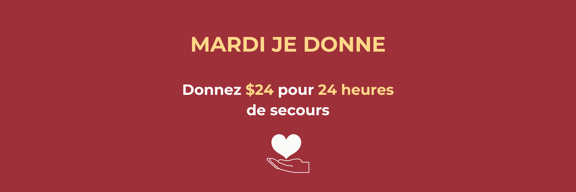 Mardi je donne 