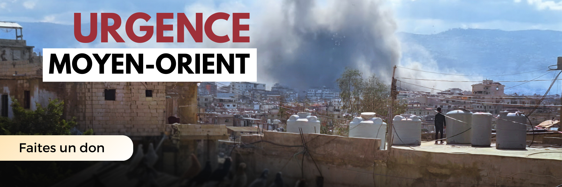Urgence Moyen-Orient: Faites un don