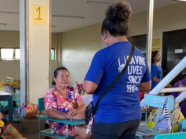 L'accueil de personnes déplacées