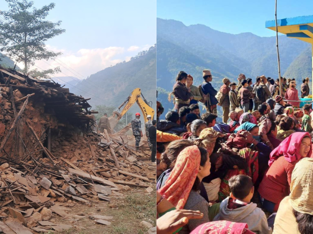Photos from the earthquake in Nepal