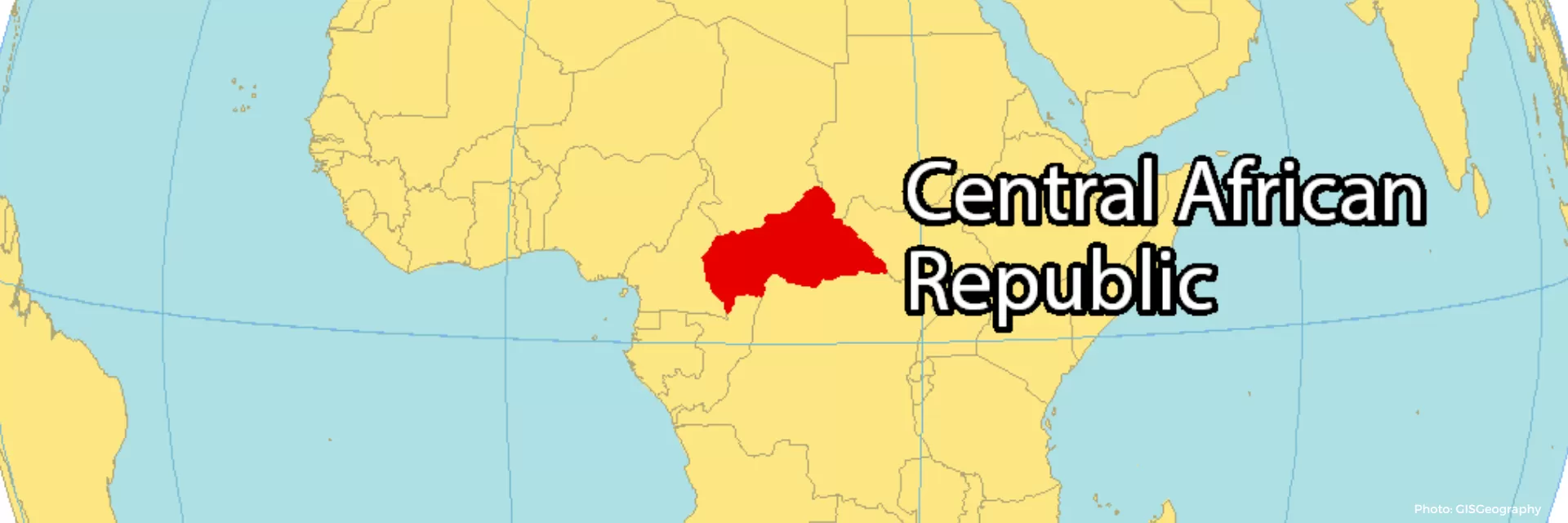 Map of Central African Republic