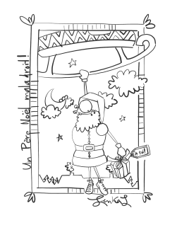 Père Noël traineau | Lenka Lagueux